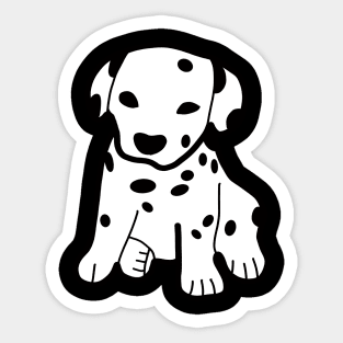 dalmatian lover Sticker